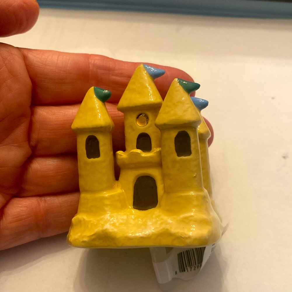 Nora Fleming mini st Jude's sandcastle retired